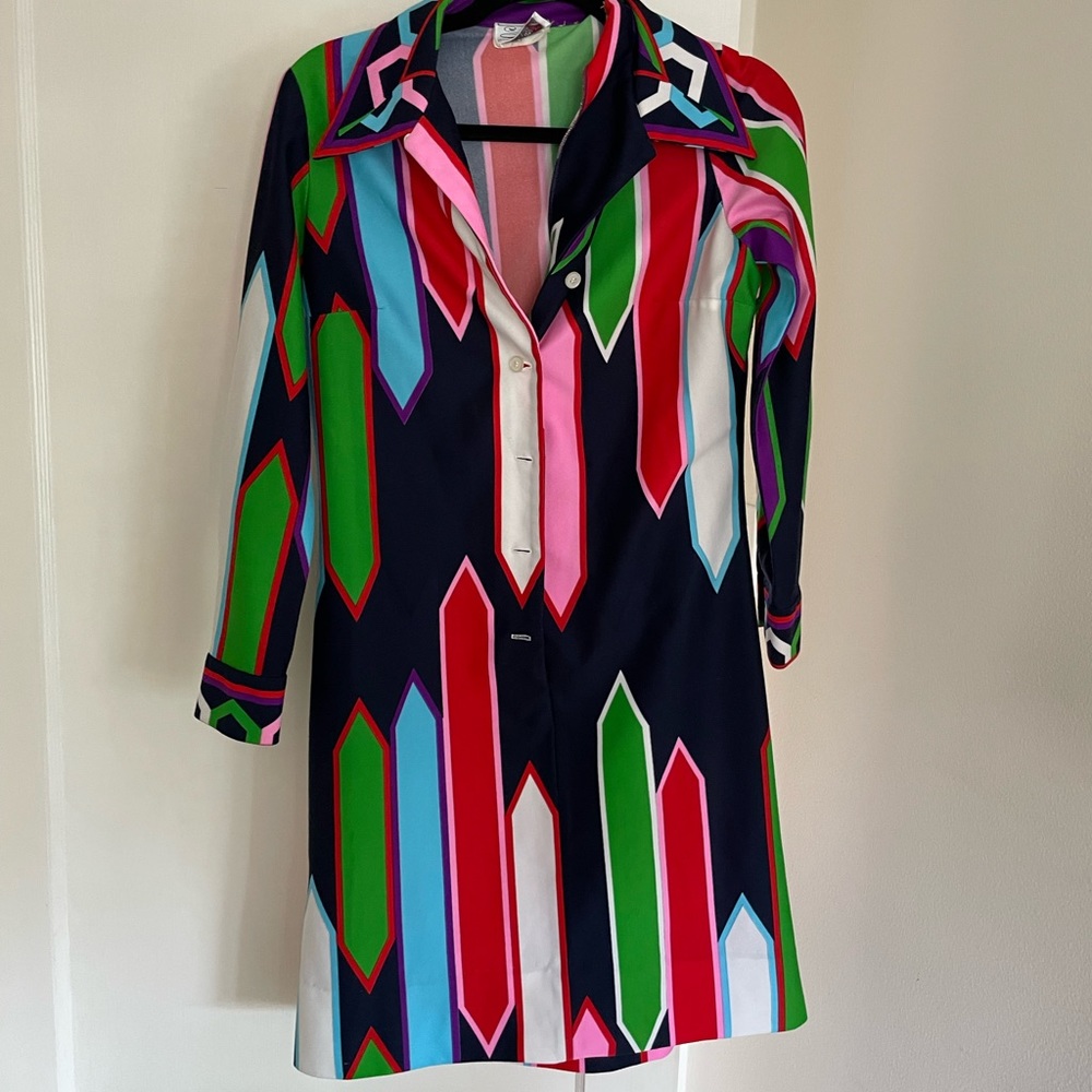 VINTAGE 60s/70s Serbin Muriel Ryan Dress